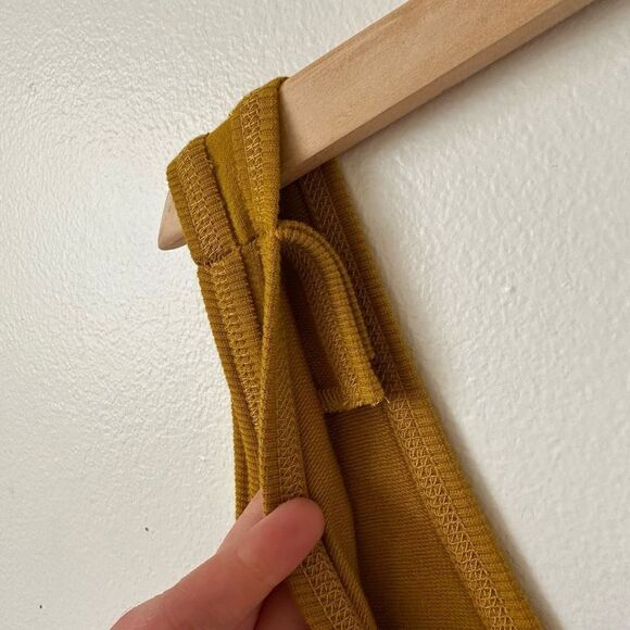 Universal Standard Women’s *Altered Superfine French Terry Jumpsuit in Mustard Y - Picture 15 of 16